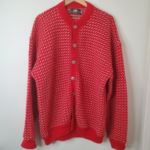 Roots Sweaters - ROOTS | Thick Button Down Knit Sweater